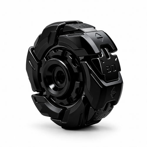EDC Rotating Shell Spinning Top Metal Fidget Stress Toy - alternate view