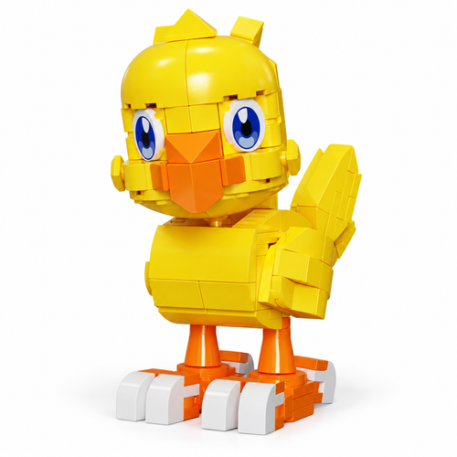 Fantasy Monster Building Blocks Chocobo Moogle Cactuar 474PCS - alternate view