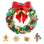 Rolife 3D Wooden Christmas Wreath | 252PCS DIY LED Decor | ToyIvia