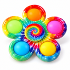 Fidget Spinner Toys 4 Pc Simple Popping Toy Pack Bubble Sensory — macro detail