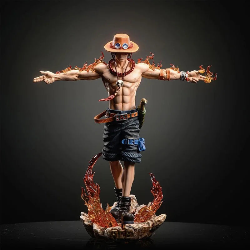 One Piece Portgas D Ace 28cm Action Figure PVC Collectible Model | Toylvia™ Secondary image