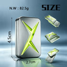 Flash Metal EDC Fidget Slider Magnetic Infinite Push Card