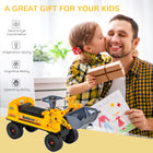Kids Bulldozer Ride-On Toy | Toddler Excavator with Digging Bucket | ToyIvia