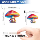 Fly Agaric Mushroom Wooden Jigsaw Puzzle Unique Shaped Pieces Fantasy Forest Art