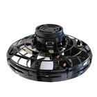 Flying Fidget Spinner UFO Drone Ball with Dynamic LED Lights - Black