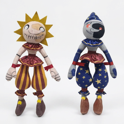 FNAF Sundrop & Moondrop Plush Toys (28cm) – Five Nights at Freddy's Security Breach Soft Stuffed Dolls
