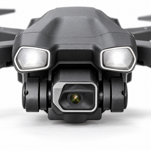 Foldable Mini FPV Drone 1080P HD Camera Case 2 Batteries - alternate view
