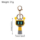 Fun Bot Sprunki Keychain – Cartoon Silicone Bag Pendant & Backpack Charm