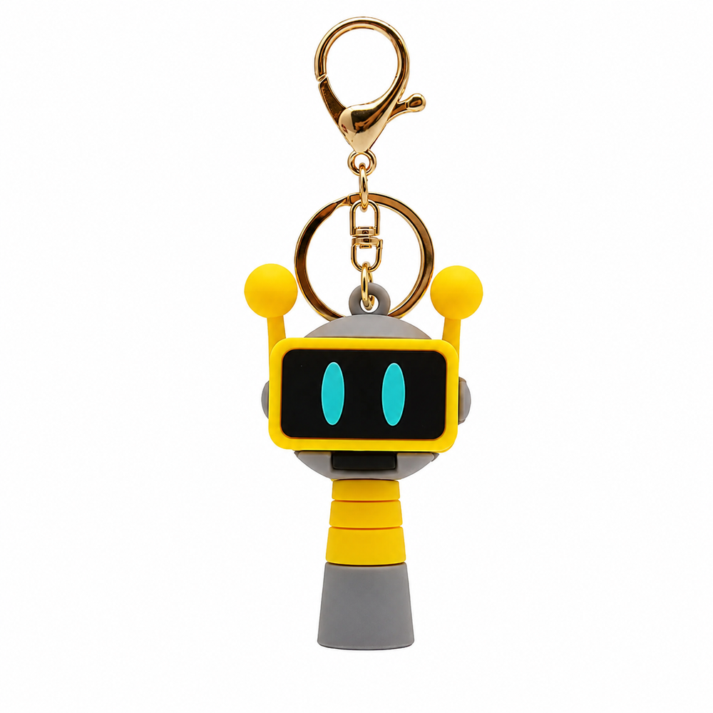 Fun Bot Sprunki Keychain – Cartoon Silicone Bag Pendant & Backpack Charm
