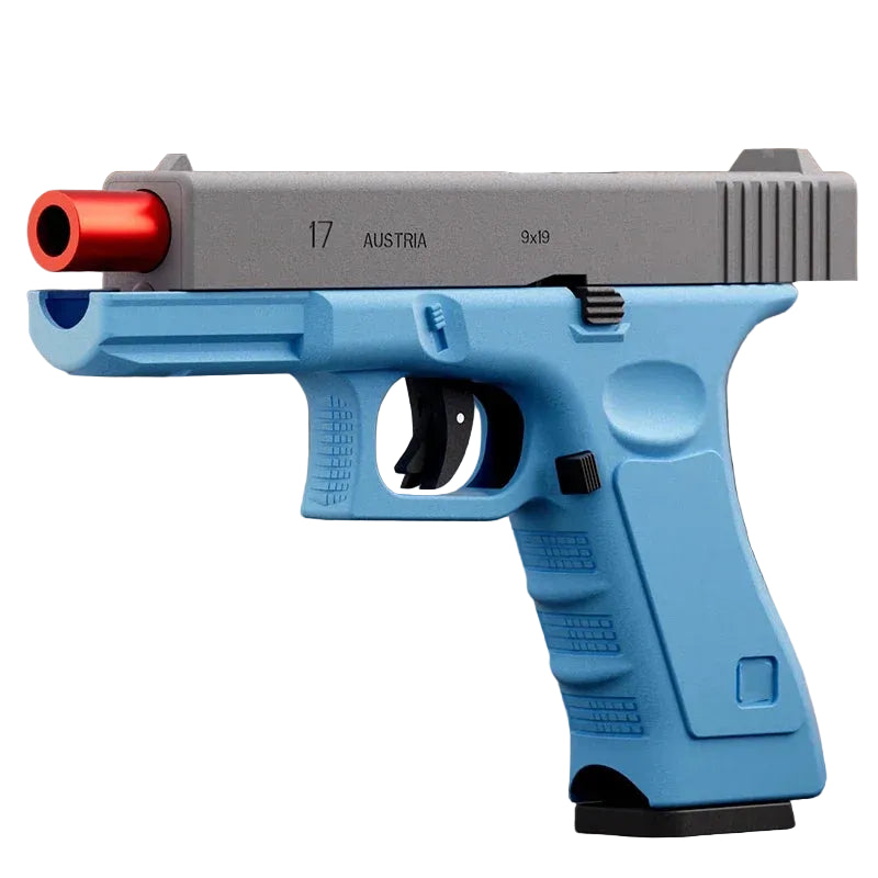 Toy G17 Pistol Soft Dart Blaster with Shell Ejection & Blowback