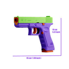 Toy G17 Pistol Soft Dart Blaster with Shell Ejection & Blowback