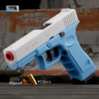 Toy G17 Pistol Soft Dart Blaster with Shell Ejection & Blowback