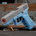 Toy G17 Pistol Soft Dart Blaster with Shell Ejection & Blowback