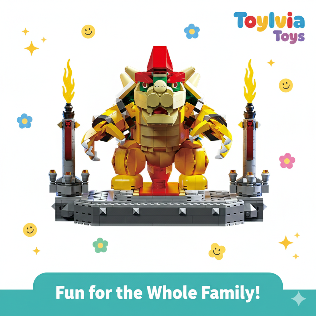 Toy figure of a character from a popular franchise on a white background with colorful decorations and 'Toyluva Toys' branding. Main image