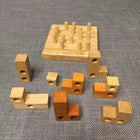 Geometric Shape Wooden Logic Puzzle - IQ Brain Teaser for Kids & Teens
