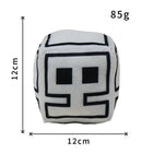 Geometry Dash Cube Plush | Square Game Pendant & Pillow | Toylvia