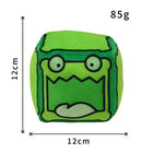 Geometry Dash Cube Plush | Square Game Pendant & Pillow | Toylvia