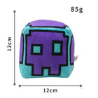 Geometry Dash Cube Plush | Square Game Pendant & Pillow | Toylvia