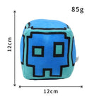 Geometry Dash Cube Plush | Square Game Pendant & Pillow | Toylvia