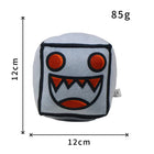 Geometry Dash Cube Plush | Square Game Pendant & Pillow | Toylvia