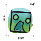 Geometry Dash Cube Plush | Square Game Pendant & Pillow | Toylvia