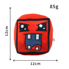 Geometry Dash Cube Plush | Square Game Pendant & Pillow | Toylvia