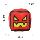 Geometry Dash Cube Plush | Square Game Pendant & Pillow | Toylvia