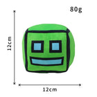 Geometry Dash Cube Plush | Square Game Pendant & Pillow | Toylvia