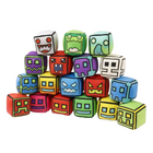 Geometry Dash Cube PlushSquare Game Pendant & Pillow