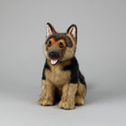 28CM German Shepherd Plush Toy Realistic Dog Stuffed Animal Doll