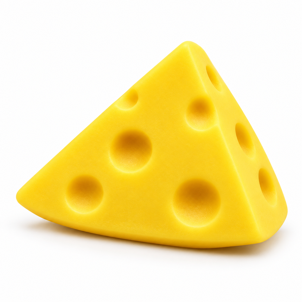 Sensory Motion Series: Giant Realistic Cheese Stress-Relief Squishy