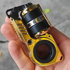 Metal EDC Fidget Slider – Magnetic Ratchet Desk Toy