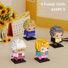 Golden Ladies 4-in-1 Building Block Set | 622PCS Figure Models | Toylvia