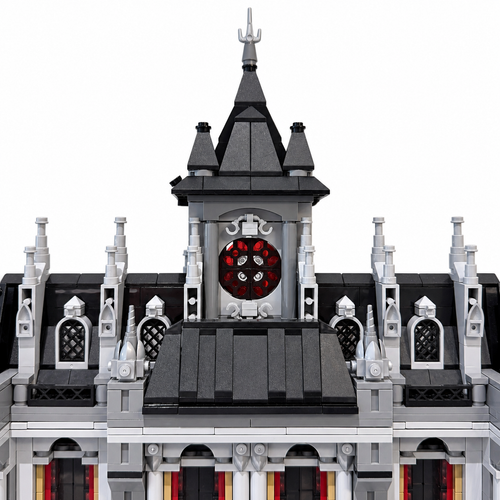 7527PCS Gothic Psychiatric Hospital Building Blocks Set - alternate view