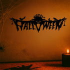 Gothic Halloween Metal Wall Art Decor Iron Haunted Plaque