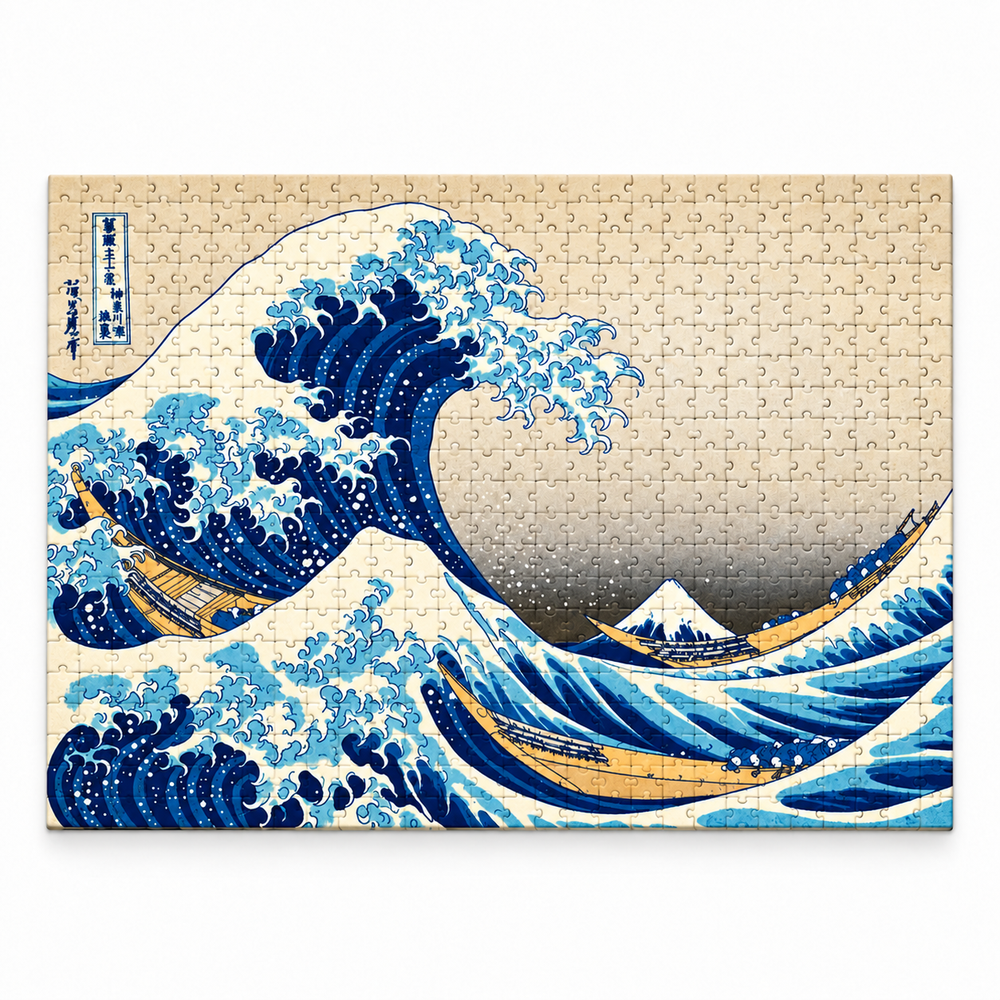 The Great Wave off Kanagawa 1000 Piece Jigsaw Puzzle 50x70cm