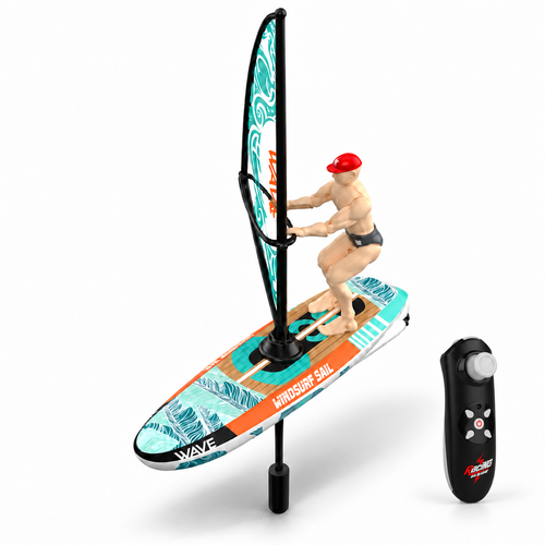 2.4GHz High Speed RC Racing Sailboat Dual Speed Toy Boat - alternate view