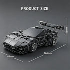 GTR EVO Supercar Blue Storm Building Blocks Race Car Model