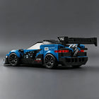 GTR EVO Supercar Blue Storm Building Blocks Race Car Model