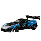 GTR EVO Supercar Blue Storm Building Blocks Race Car Model