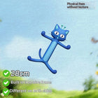 Hakimi Meme Cat Posable Wire Skeleton Plush Toy Figure