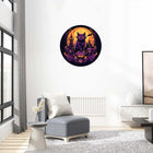 Halloween Cat & Pumpkin Wooden Puzzle for Adults – Irregular Jigsaw