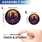 Halloween Cat & Pumpkin Wooden Puzzle for Adults – Irregular Jigsaw