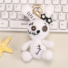 Crochet Animal Bag Charm—Handwoven Knitted Keychain for Car Keys