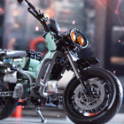 1:8 City Racing Motorcycle Technical Building Bricks Set
