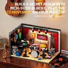 499pcs Jazz Club Street Scene Building Blocks Model Kit