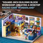 511pcs Racing Car Driver Bedroom Building Blocks Model
