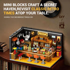 583pcs Old Bar Street Scene Building Blocks Model Kit