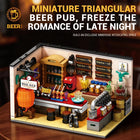 588pcs Craft Beer Bar City Building Blocks Model