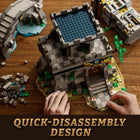 Medieval Fortress Building Blocks Set - 2363pcs Azure Throne Model